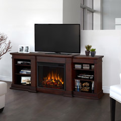 Cecily 72 In Media Console Infrared Electric Fireplace