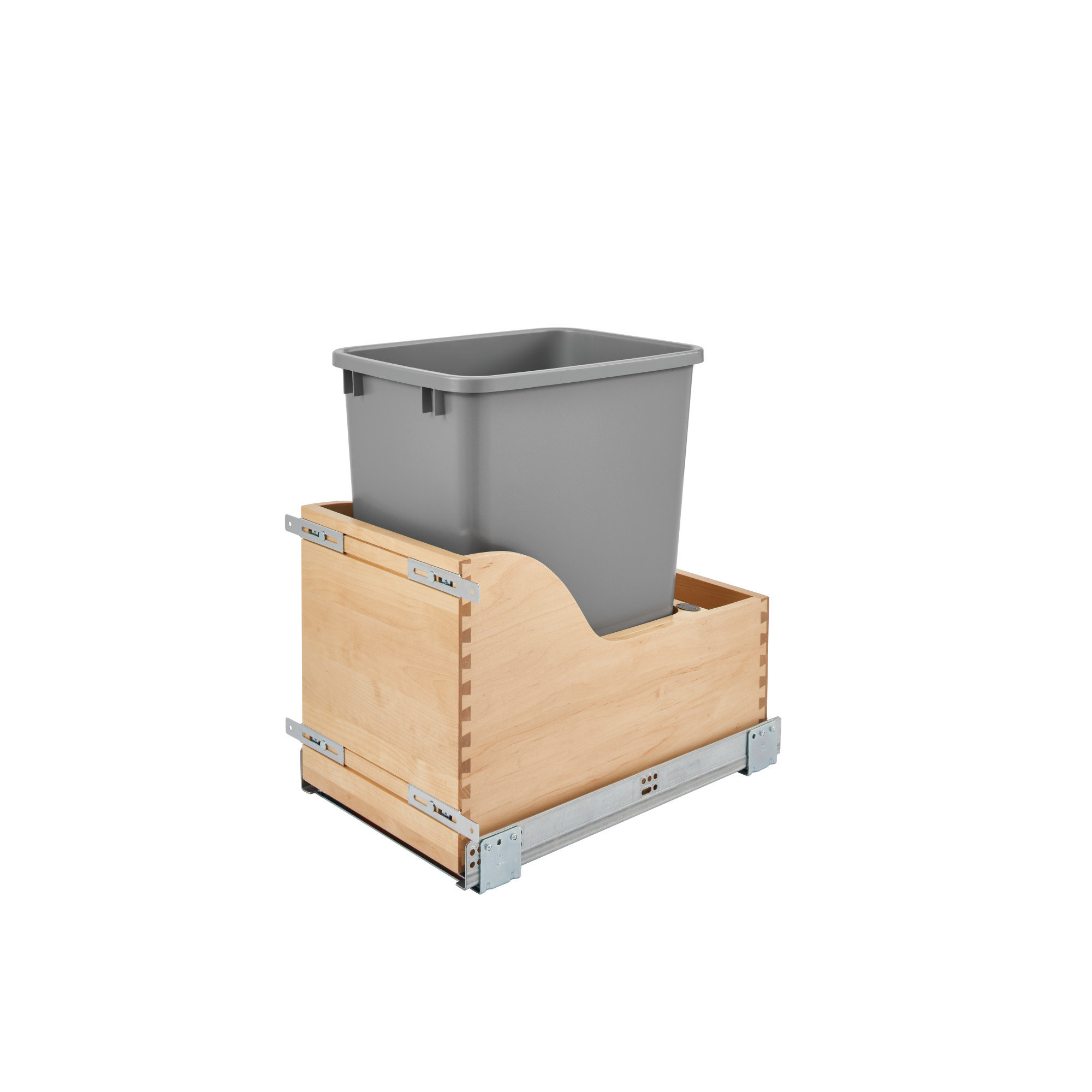 Rev A Shelf 8 75 Gallon Pull Out Trash Can Wayfair