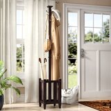 outdoor coat rack