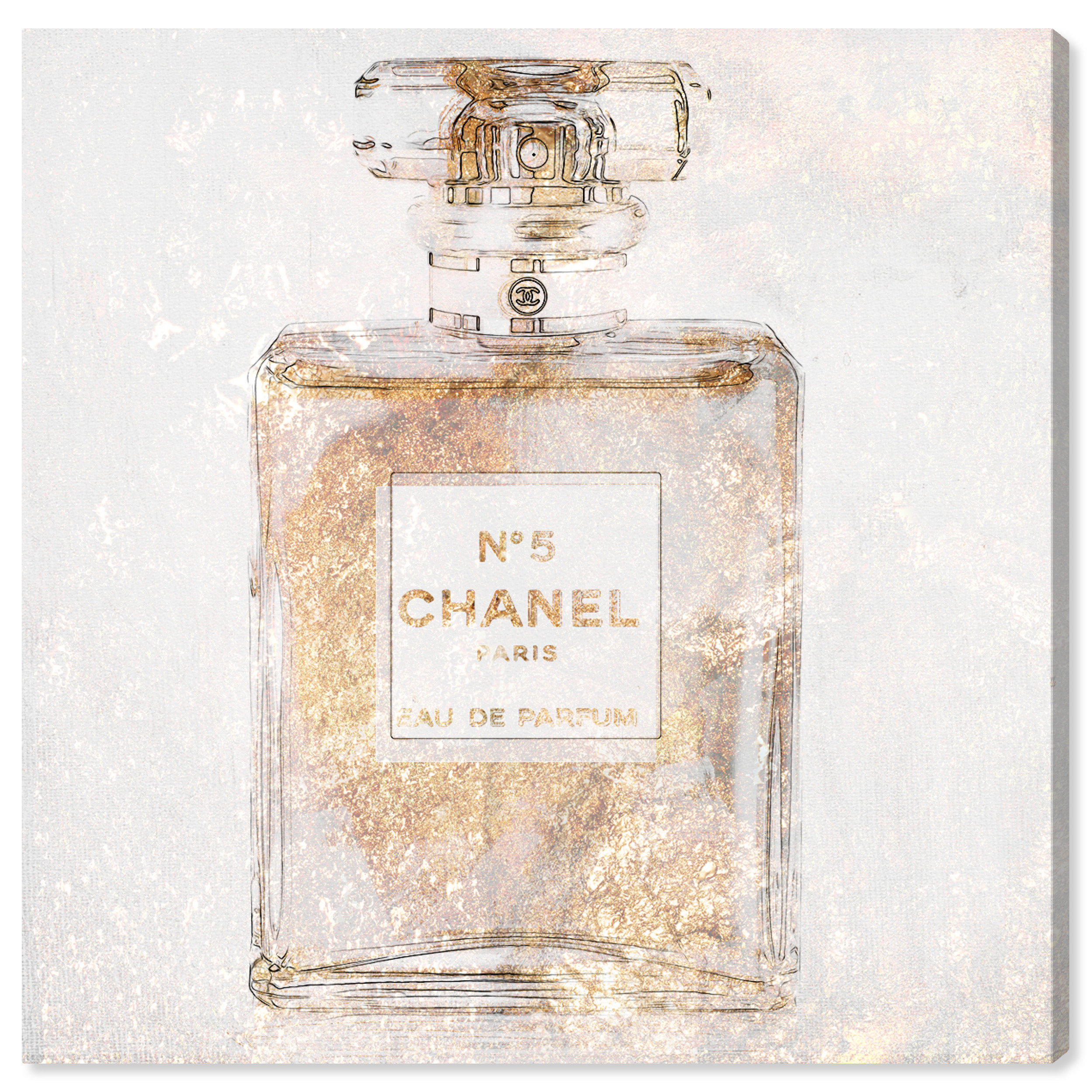 Oliver Gal Fashion And Glam Parfum Glimmer Perfume Graphic Art Print Wayfair