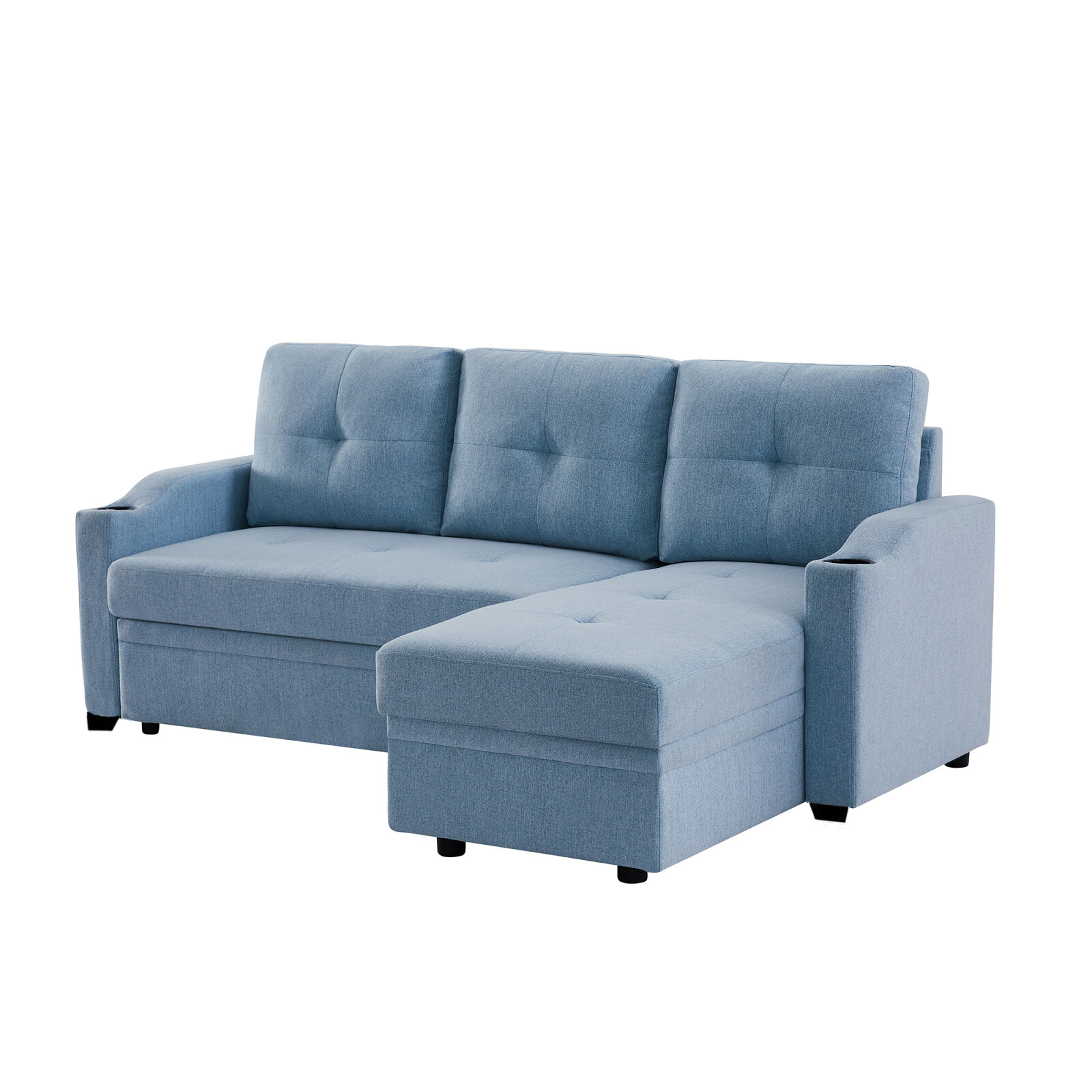 Latitude Run Fahmeda 80 7 Wide Reversible Sleeper Sofa Chaise Wayfair