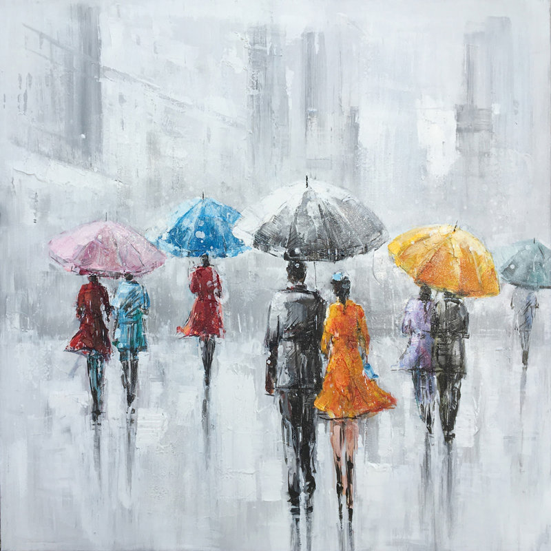 Winston Porter Rainy Days In The City I Oil Painting Print On