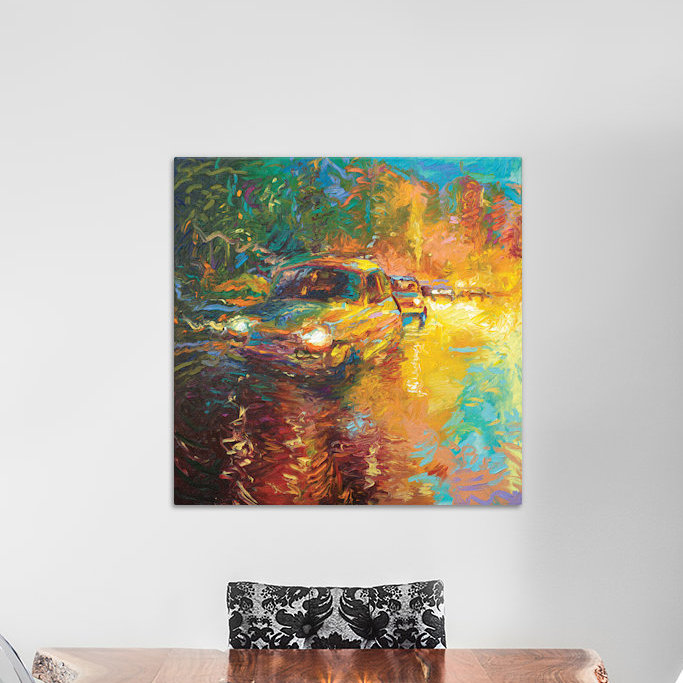 East Urban Home Iris Scott Kolkata Triptych Panel I Painting Print On Wrapped Canvas Wayfair