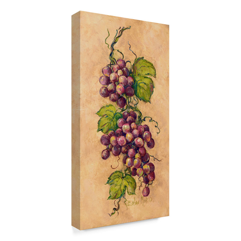 Fleur De Lis Living Vintage Grapevine Acrylic Painting Print On