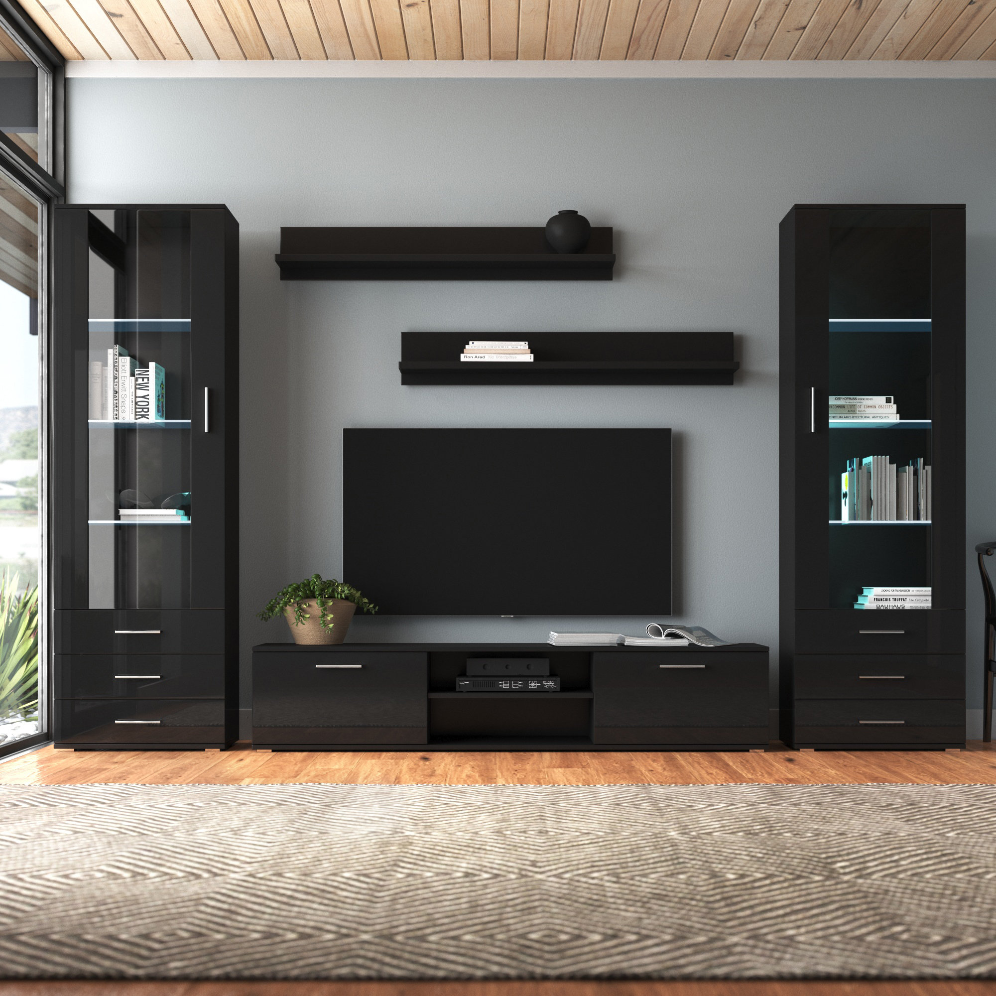 Orren Ellis Sabala Entertainment Center For Tvs Up To 85 Reviews Wayfair