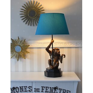 Vintage Lampe Tierfigur Tischleuchte Hase Tischlampe Nachttischlampe Weiss 