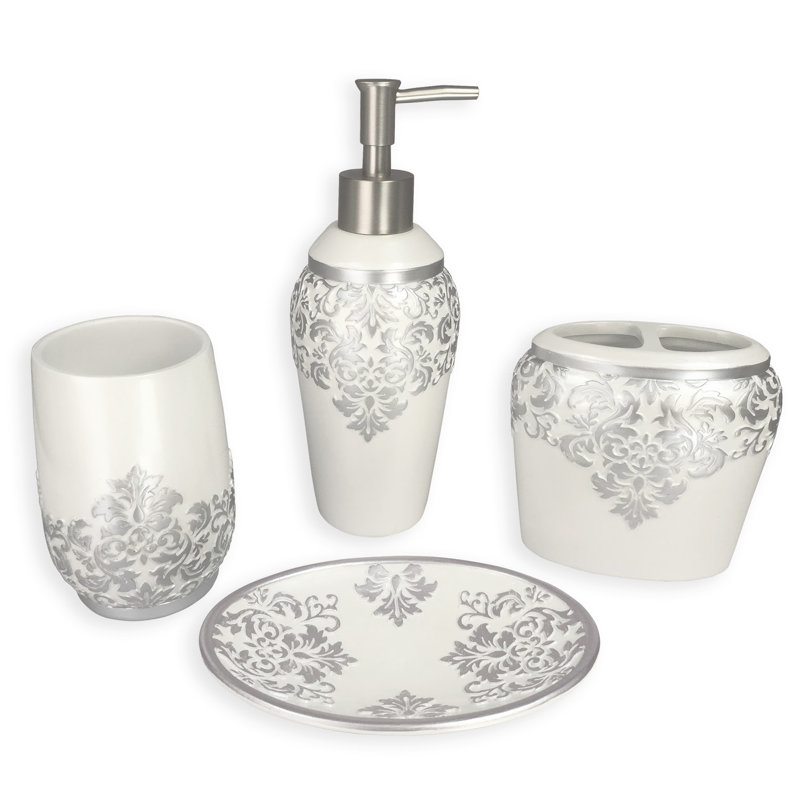 House of Hampton Navin Ettore 4 Piece Bathroom Accessory ...