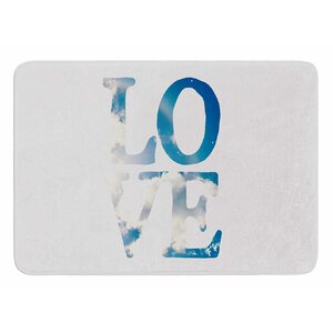 LOVE by Robin Dickinson Bath Mat