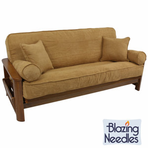Double-Corded Box Cushion Futon Slipcover