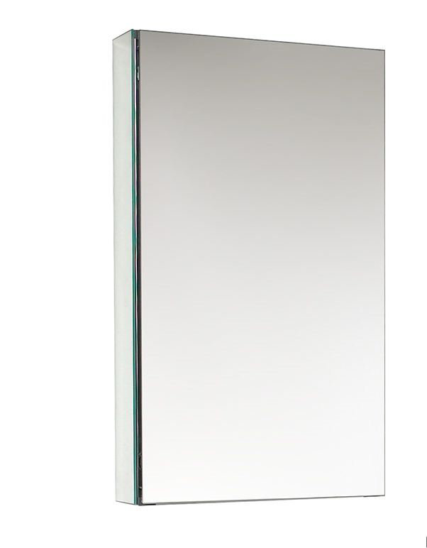 Fresca Recessed Or Surface Mount 1 Door Frameless Medicine Cabinet