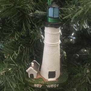 Key West Lighthouse Christmas Tree Ornament