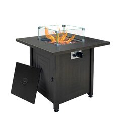 adel cast iron propane gas fire pit table