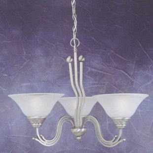 Go to store & view more images Galewood 3-Light Shaded Chandelier by Red Barrel Studio