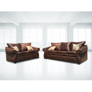Red Barrel Studio Hessville 2 Piece Living Room Set Red Barrel Studio Hessville 2 Piece Living Room Set