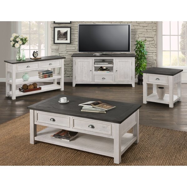 gray and white coffee table set