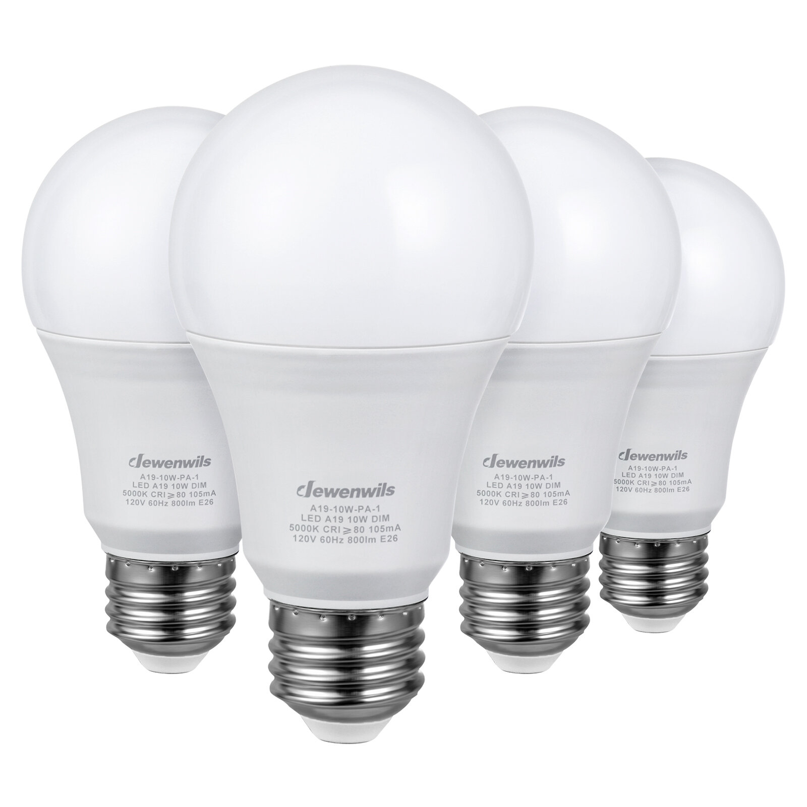 -1 Directional LED Light Bulb 10 watt LED A19 Style Replacement for Standard E26 Light Bulb Socket 