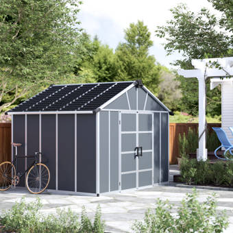 Palram Yukon 11 Ft W X 9 Ft D Plastic Storage Shed Wayfair