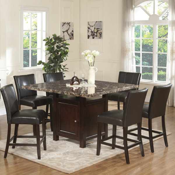 46+ wilber marble counter height dining table alcott hill Oval small kitchen &amp; dining tables you&#039;ll love in 2020