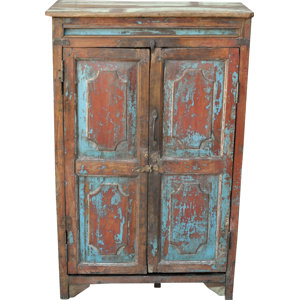 Drehtürenschrank Swarnalata, 116 cm H x 74 cm B..