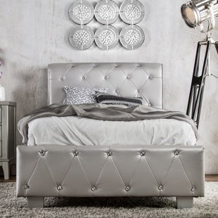 Go to store & view more images House of Hampton Vivianne Upholstered Sleigh Bed