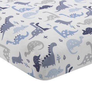 dinosaur cot bed sheet