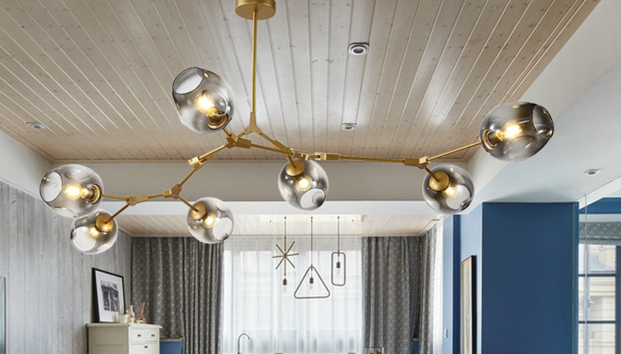 George Oliver Modern Chandelier Colour Gl Bubble Ball Lampshade Colour Gl Bubble Ball Lampshade