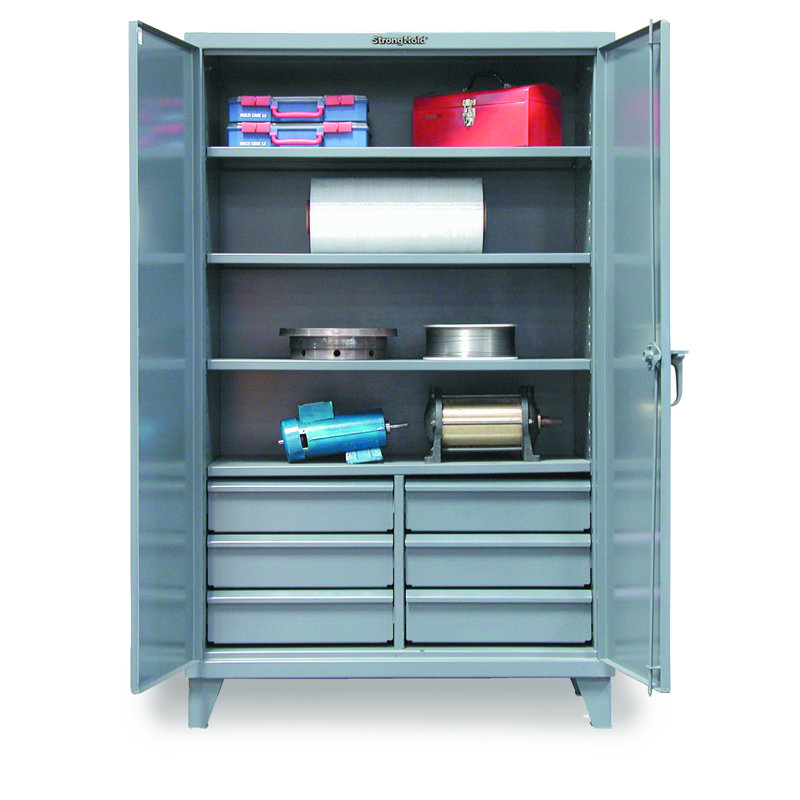 Strong Hold Products 78 H X 48 W X 24 D 2 Door Storage Cabinet