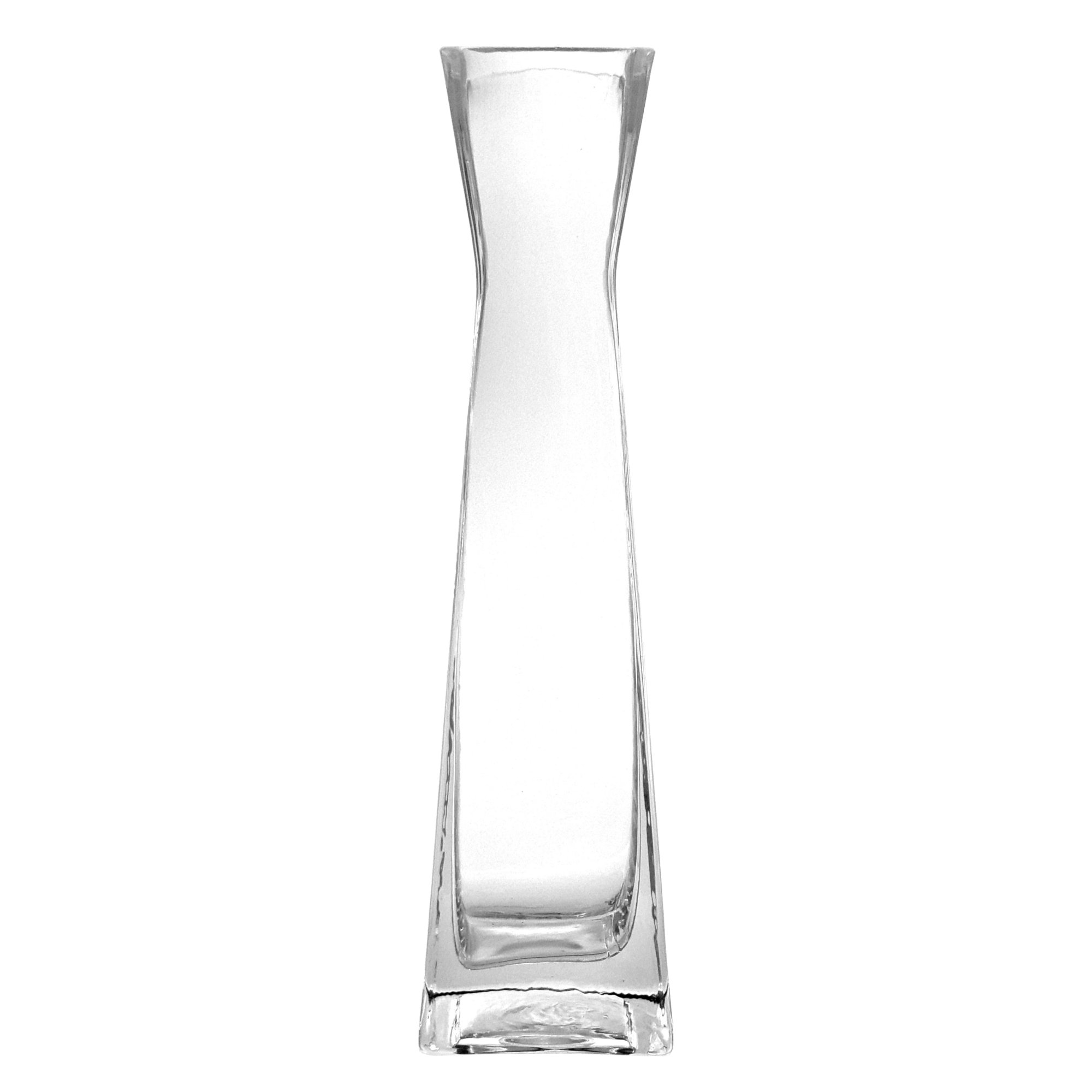 Latitude Run® Clear 12'' Indoor / Outdoor Glass Table Vase Wayfair