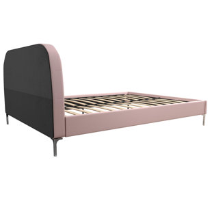 Go to store & view more images Astoria Upholstered Platform Bed by CosmoLiving by Cosmopolitan