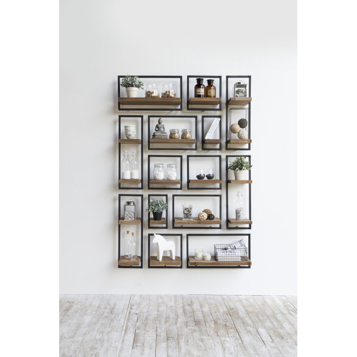 Langridge Metal Frame Wall Shelf Langridge Metal Frame Wall Shelf