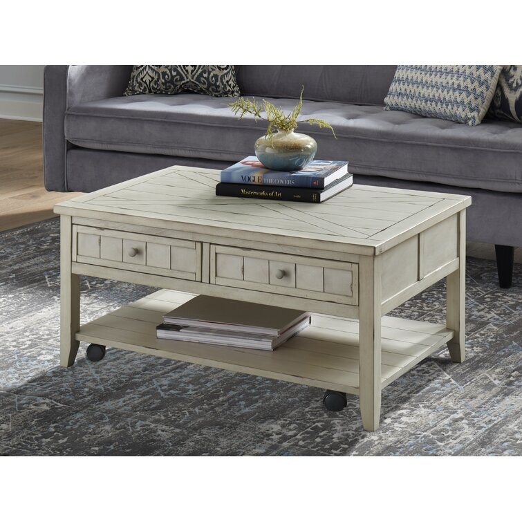 heartwood crossing solid wood lift top coffee table