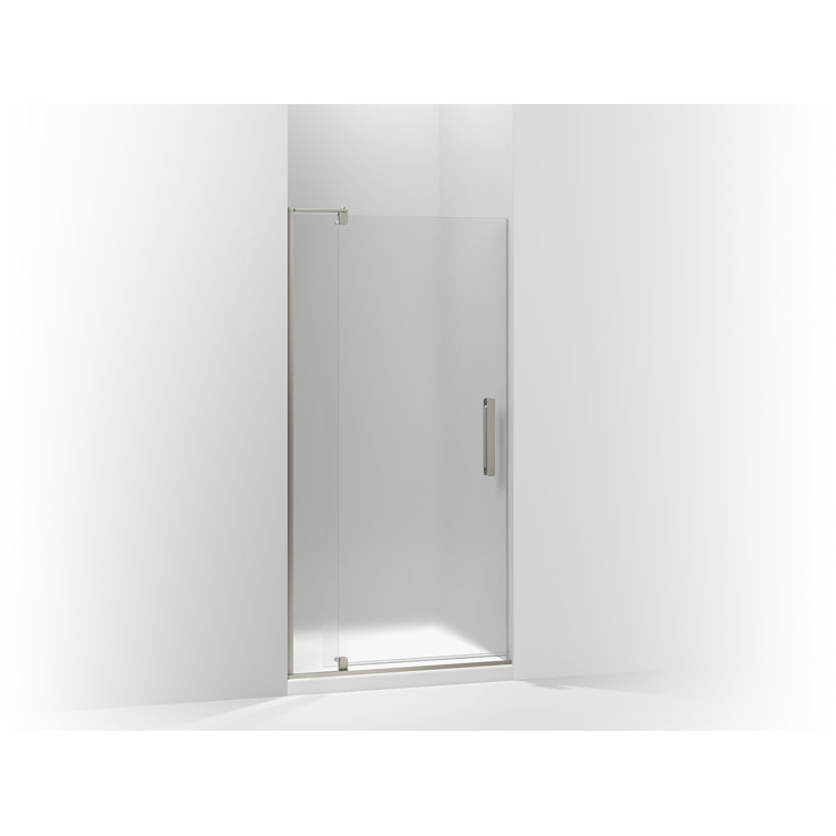 Kohler Revel Pivot Shower Door 70 H X 35 125 40 W With 0 3125 Thick Frosted Glass Wayfair