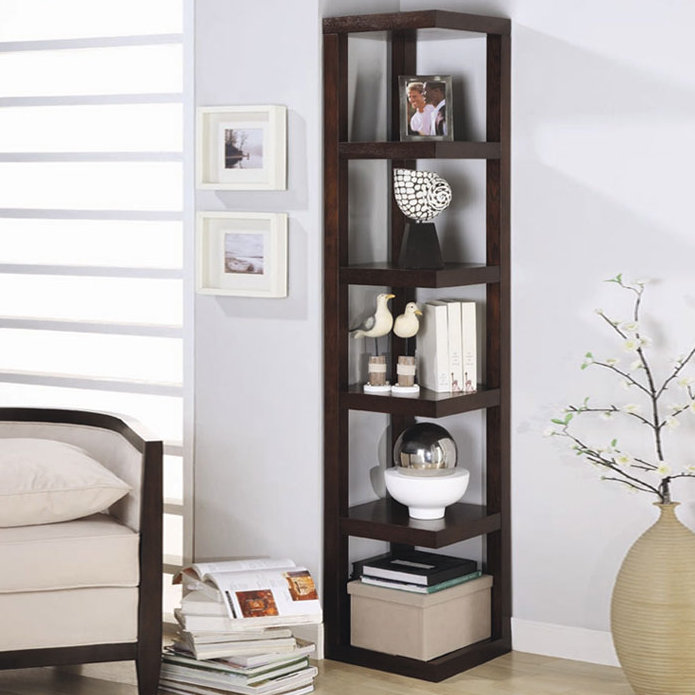 Red Barrel Studio Proclamation Hills Corner Unit Bookcase Proclamation Hills Corner Unit Bookcase