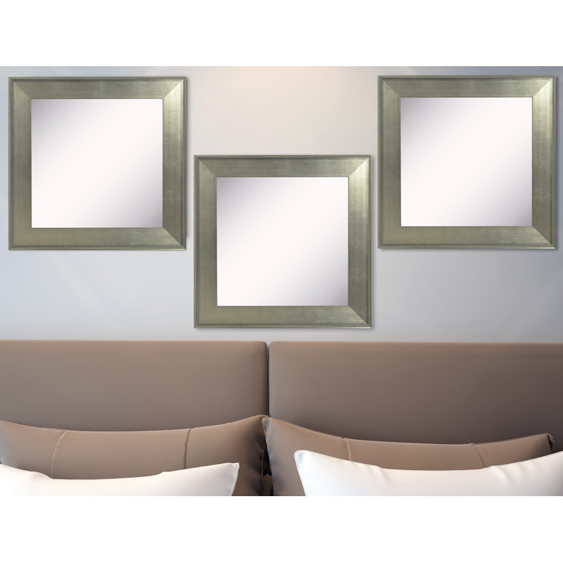 Highland Dunes 3 Piece Arnaldo Modern Contemporary Wall Mirror