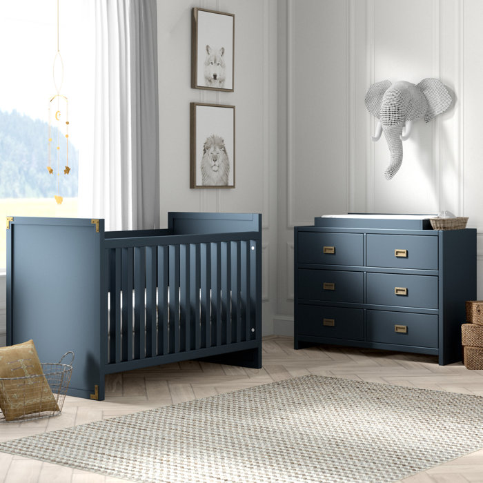 Wilmslow 2 In 1 Convertible Standard Piece Nursery Furniture Set Wilmslow 2 In 1 Convertible Standard Piece Nursery Furniture Set