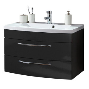 82 cm wandbefestigter Waschbeckenunterschrank Ri..