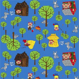 ALAZA Cartoon Pig Piggy Daisy Flower Collection Area Mat Rug Rugs for Living Room Bedroom Kitchen 2' x 6' 