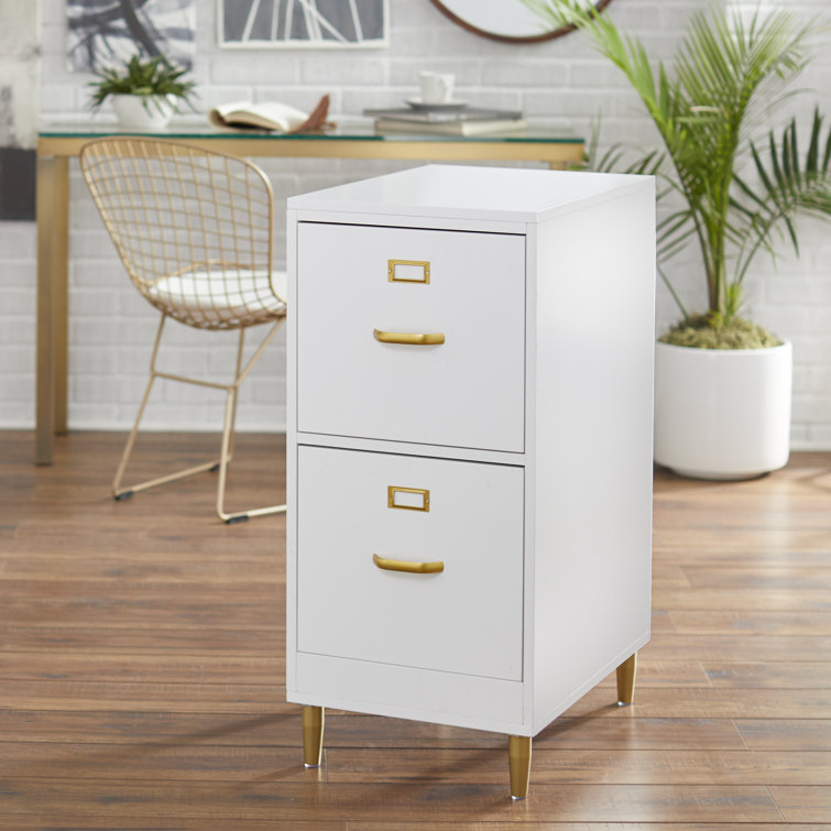 Black and gold file cabinet Clearance