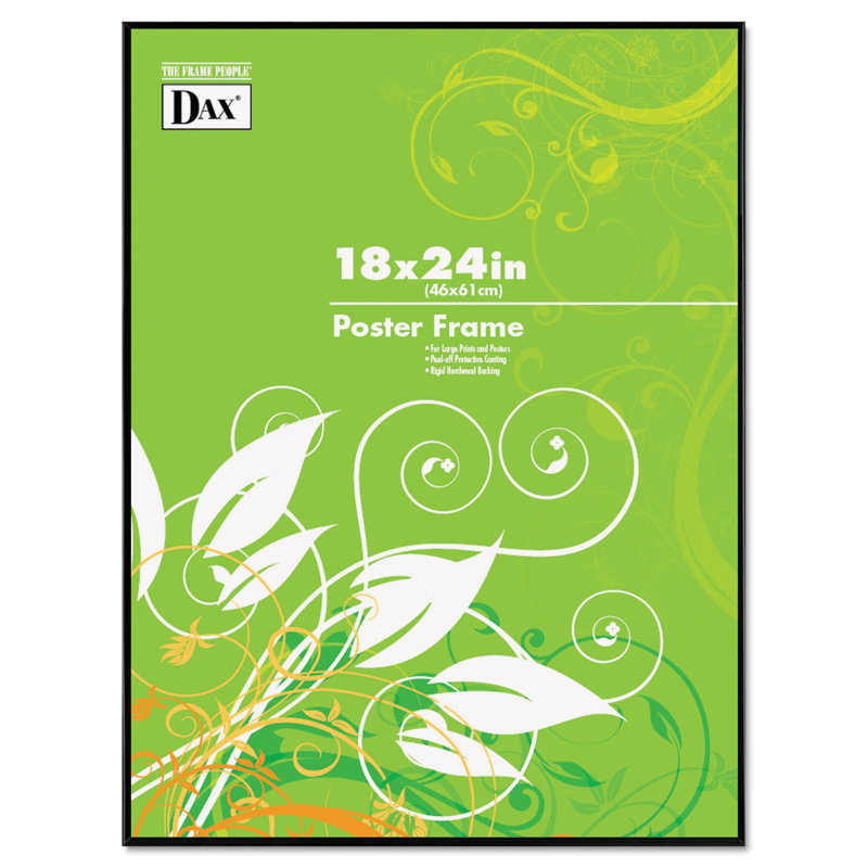 Dax Manufacturing Inc Coloredge Poster Frame With Clear Plastic Coloredge Poster Frame