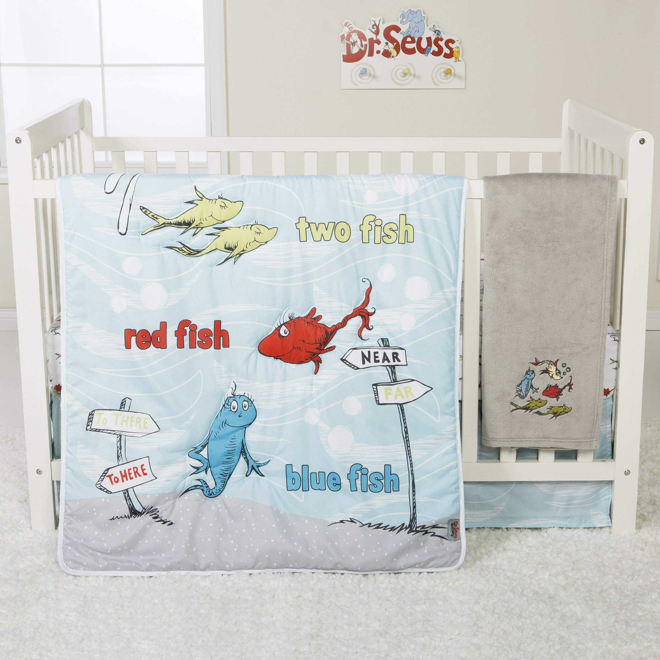 dr seuss crib bumper