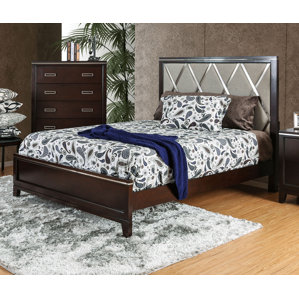 Lonny Contemporary Panel Bed by Latitu..