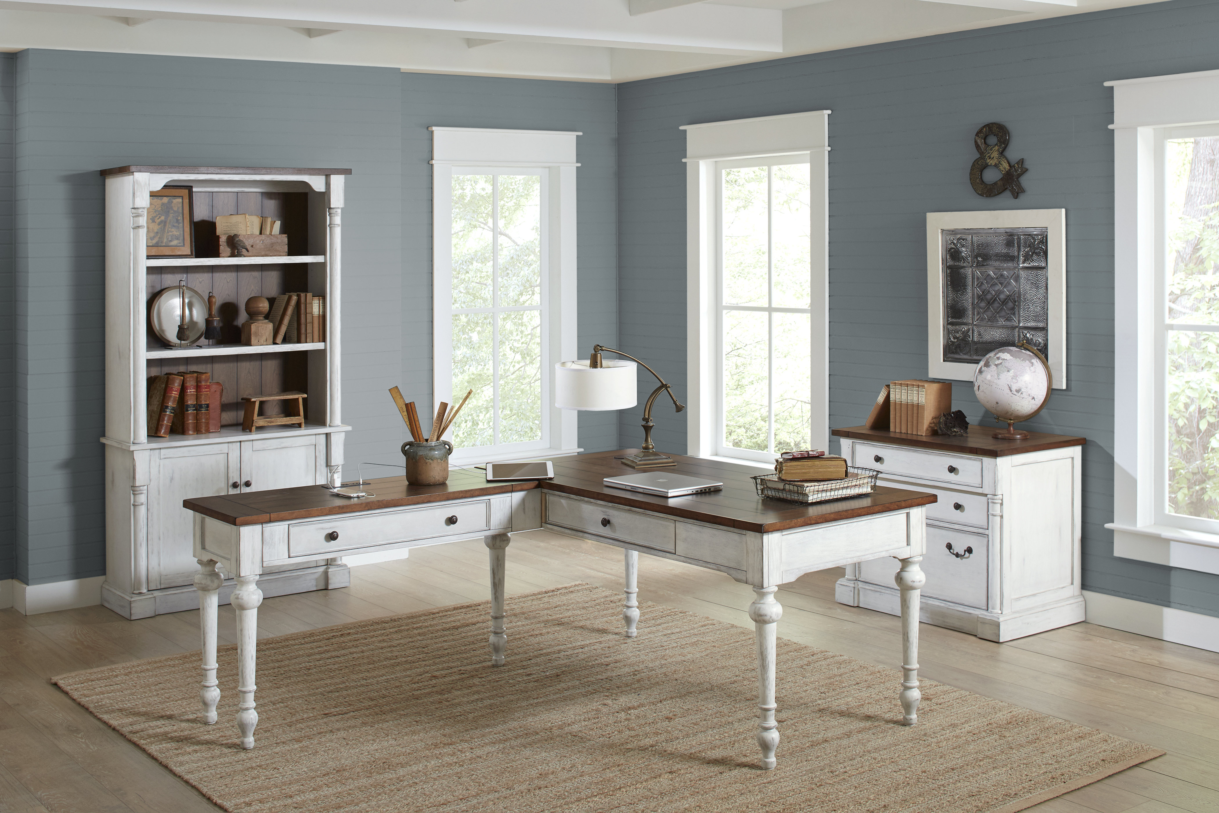 Kelly Clarkson Home Bransford Desk, Bookcase and Filing Set