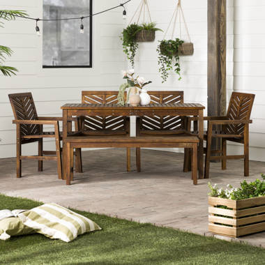 angelos 9 piece dining set with cushions rosecliff heights cushion