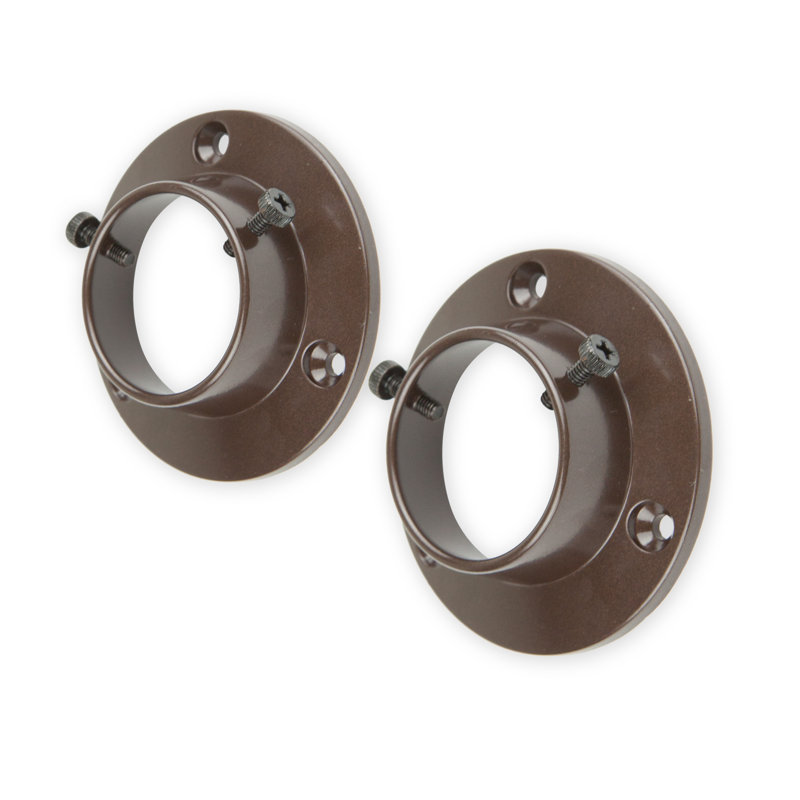 Orren Ellis Langford Rod Socket (Close Ends) Curtain Rod ...