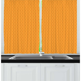 Burnt Orange Kitchen Curtains Wayfair Ca
