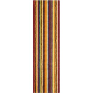 48 Inch Round Rug Wayfair Bolick Hand Woven Wool Yellow Brown Orange Area Rug