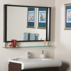 Wall Mirror With Shelf shelf or drawer mirrors you'll love | wayfair Wall Mirror With Shelf shelf or drawer mirrors you'll love | wayfair