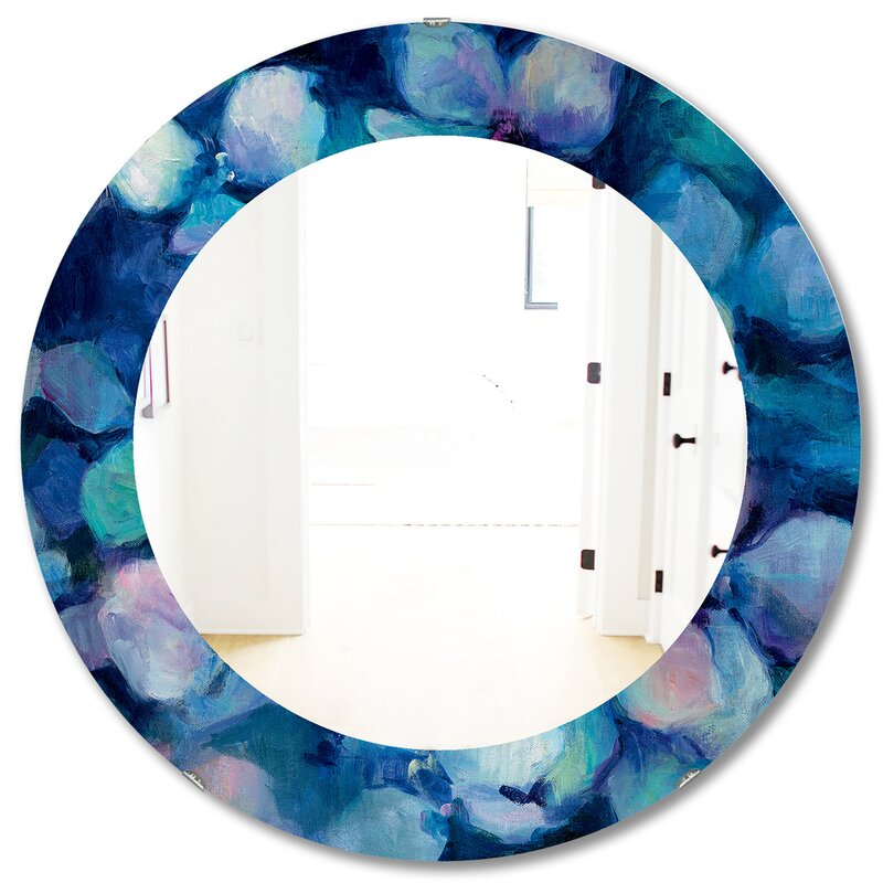 Bless international Abstract Flower Petals Bathroom/Vanity Mirror | Wayfair