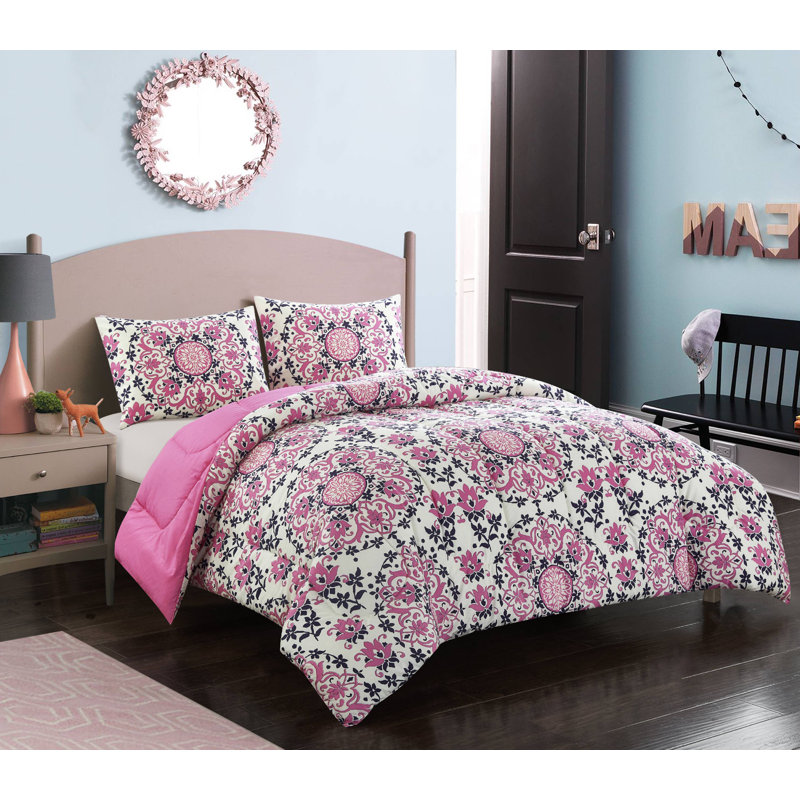 Canora Grey Laduke Better Homes And Gardens Metro Medallion Reversible Comforter Set Wayfair