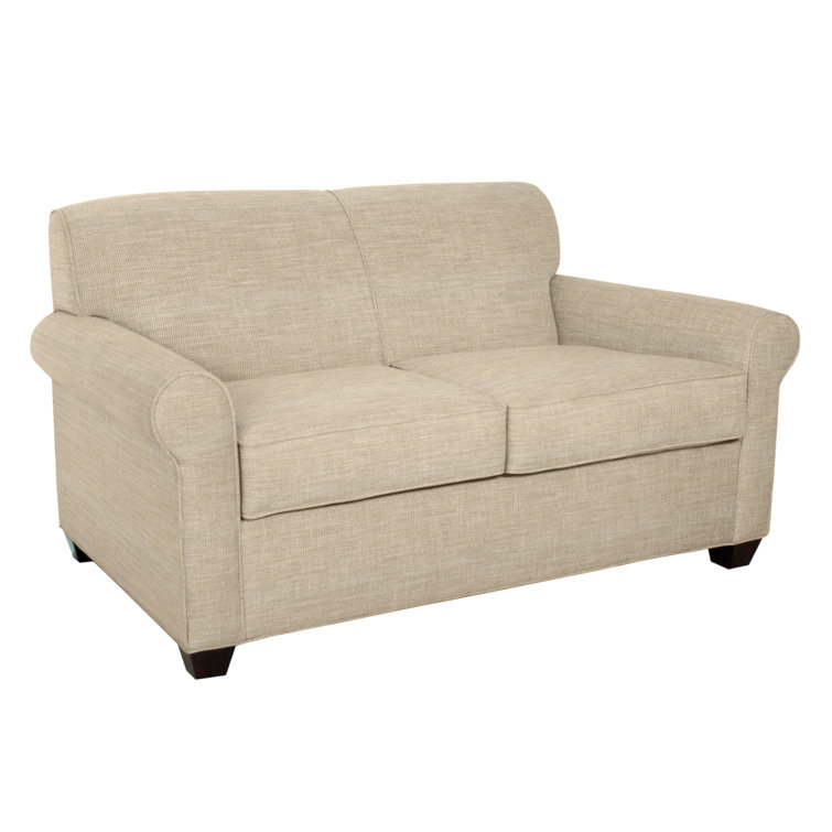 Finn 59" Rolled Arm Sofa Bed Loveseat with